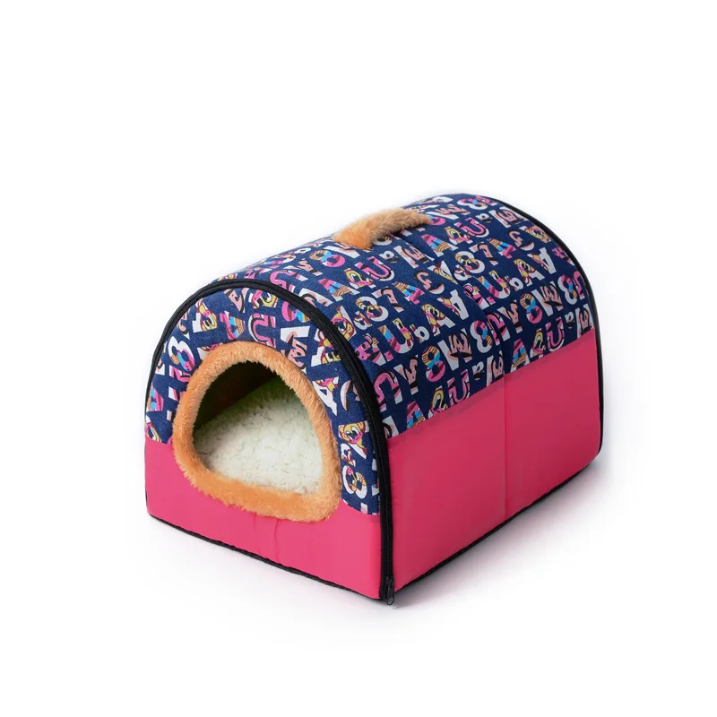 HEYPET Лежанка для питомца кошка котенок кровать Cama Para Cachorro Складная для маленьких собак кошек гнездо зимний теплый коврик для щенка - Цвет: 3
