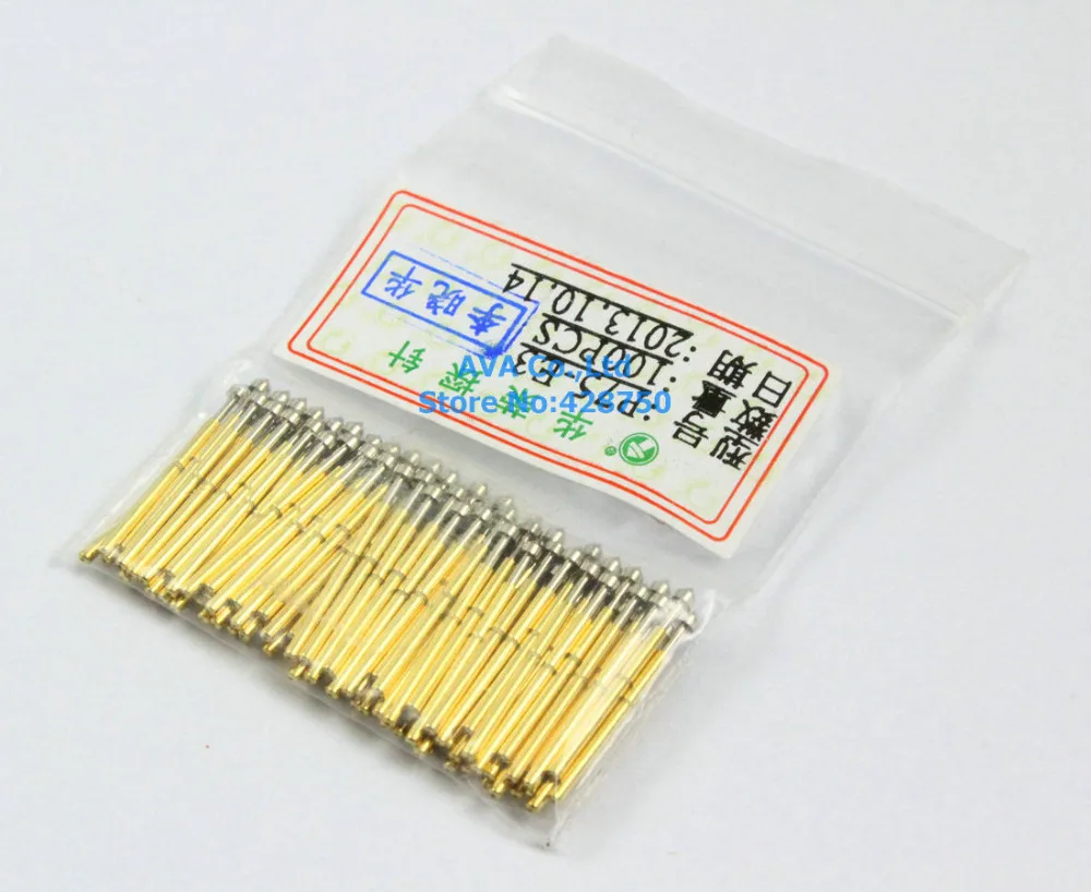 100 шт. Шпилька щупа для пружины диаметром 1 02 мм г|spring test probe|pin pinpin |