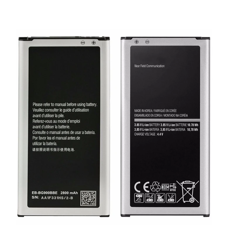 Сменный аккумулятор для мобильного телефона Samsung Galaxy S5 i9600 G900 G900S G900F G900H G900I 2800 мАч