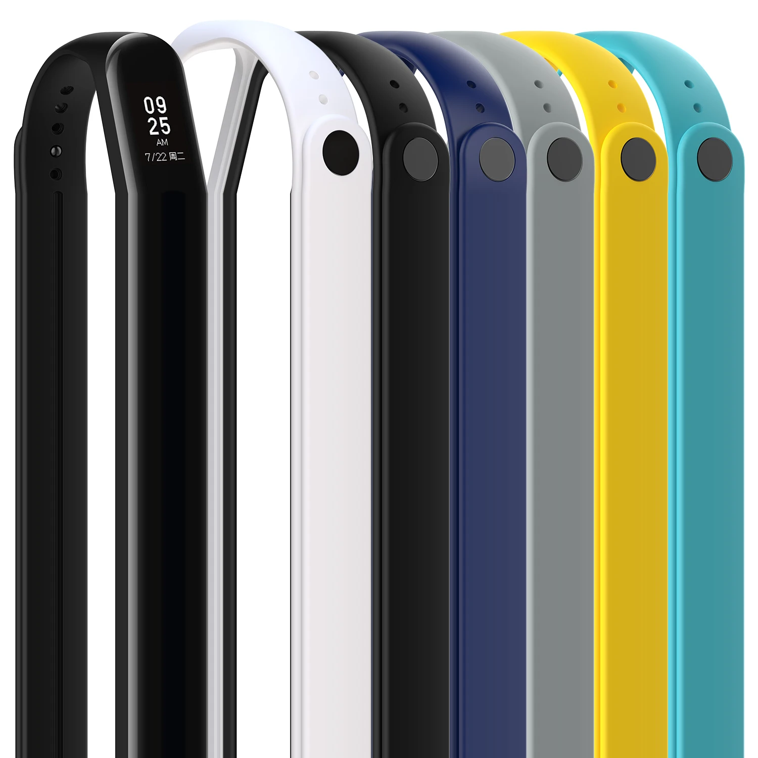 Цветной силиконовый браслет для Xiao mi Замена браслета для mi band 4 Xiaomi mi 4 браслета 3 NFC