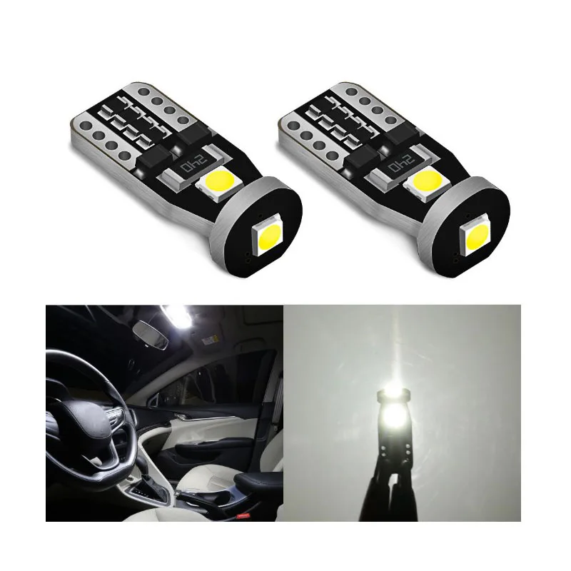 

20pcs T10 LED CANBUS Car Lights W5W 194 168 Bulbs For Car 12V COB Reading Light Dome Trunk Lamp Clearance Light DRL Car Styling