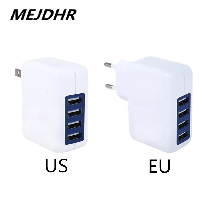 HSTRADE 4 порта USB адаптер 5 в 3A зарядное устройство может использоваться Apple просо
