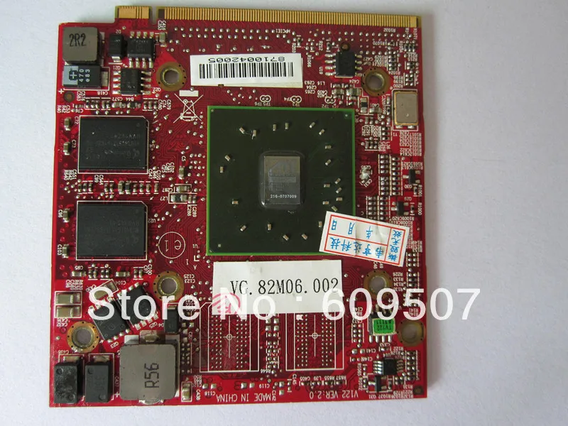 Горячий! Видеокарта ATI Mobile Radeon 216-0707009 VG.82M06.002 VGA HD 3470 HD3470 MXM II 256 Мб DDR2 64 бит