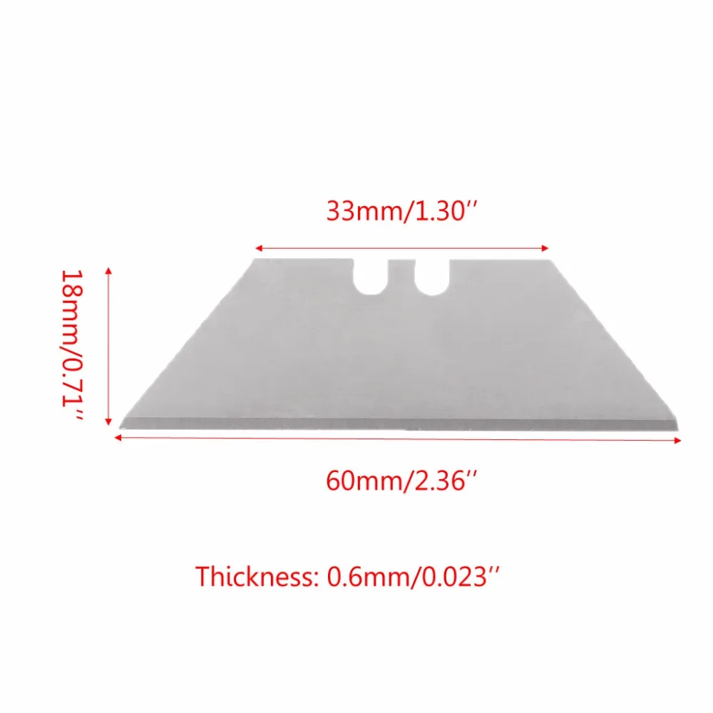 5 шт. складной трапециевидная режущее лезвие Искусство нож для резки ковровых