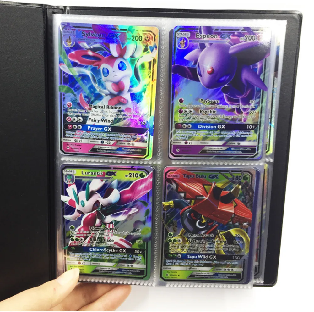 112 Pikachu Card Collection Paper Album Cartoon Collection Book Card Holder For Pocket Monster Pokemon Cards Box Gift Souvenir