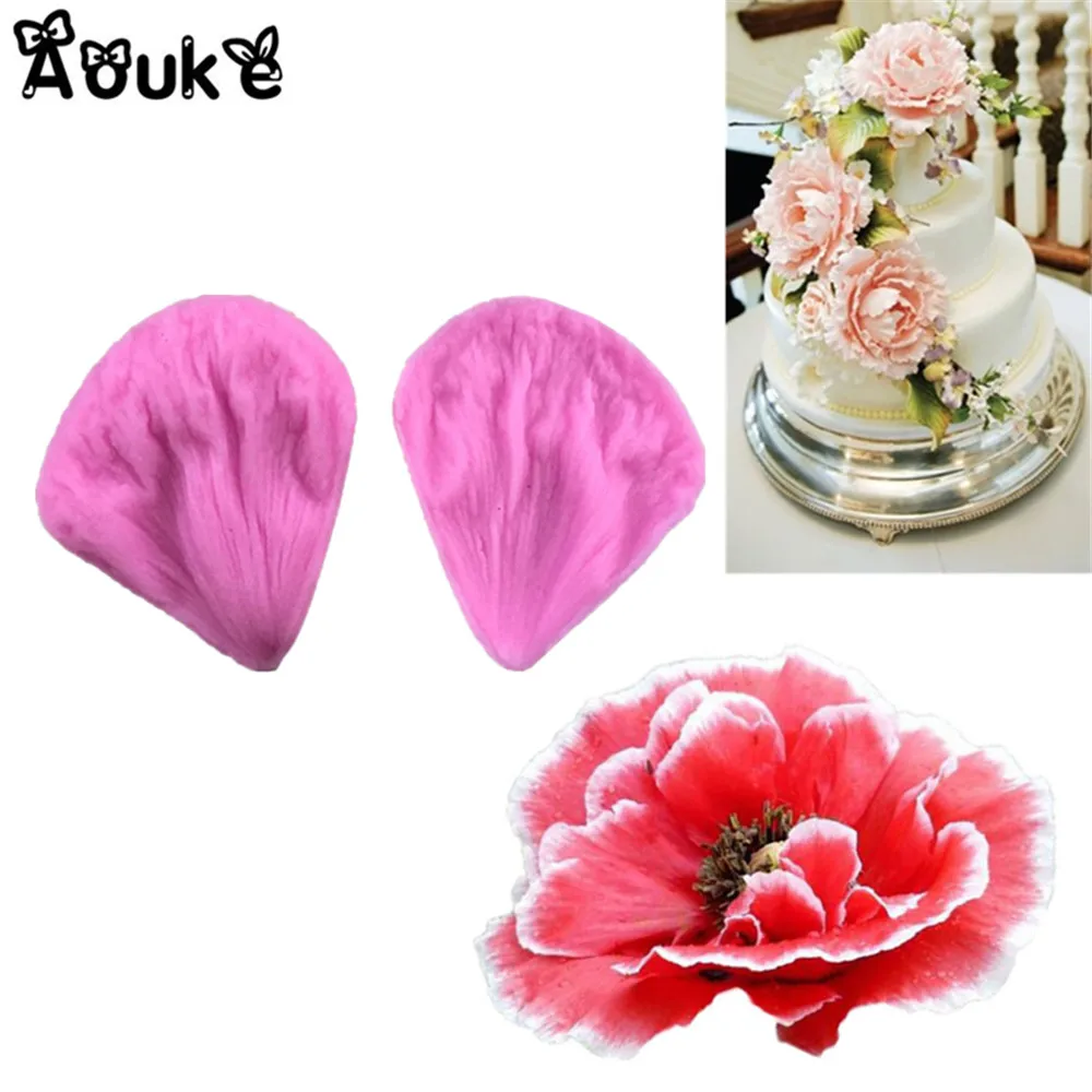 Форма для печенья, силиконовая, в форме листьев, инструменты для украшения выпечки, торта