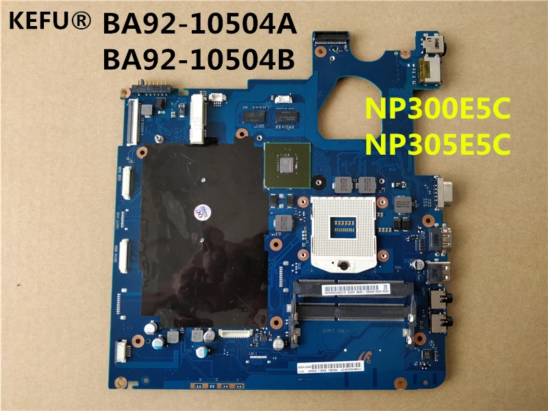 KEFU BA92 10504A 10504B HM77 DDR3 Материнская плата для Samsung NP300E5C NP305E5C тестирование ноутбука