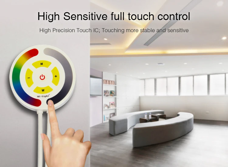 Ми свет DC12V 24 В YL1 Touch светодиодный RGB Wi Fi контроллер Amazon Alexa голос WiFi смартфон