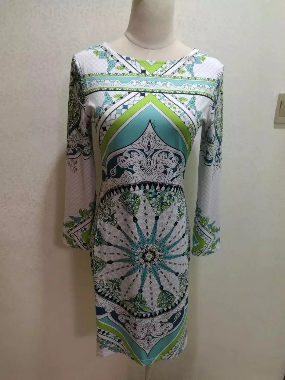 [EFATZP] Новые Роскошные Брендовые женские с длинными рукавами и барочным принтом