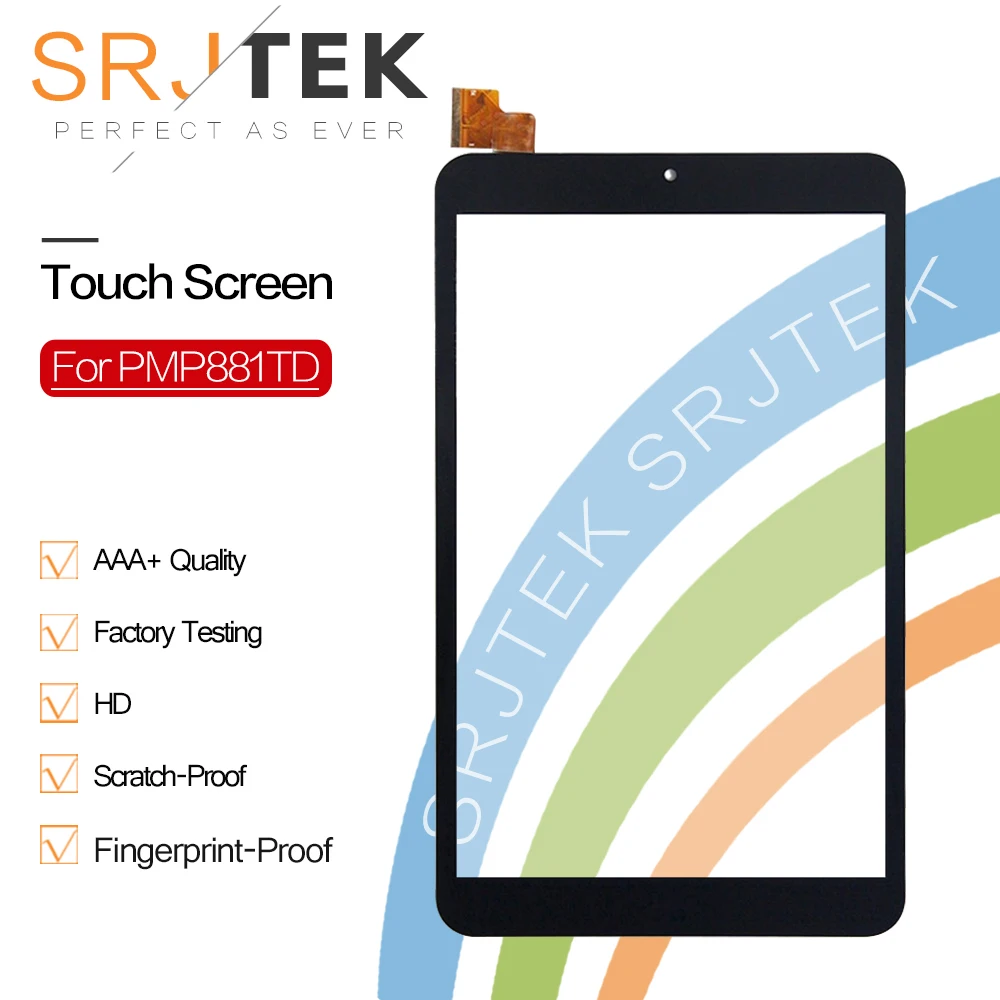 Srjtek 8 &quotдля Prestigio Visconte Quad 3G PMP881TD сенсорный экран дигитайзер стеклянная Сенсорная