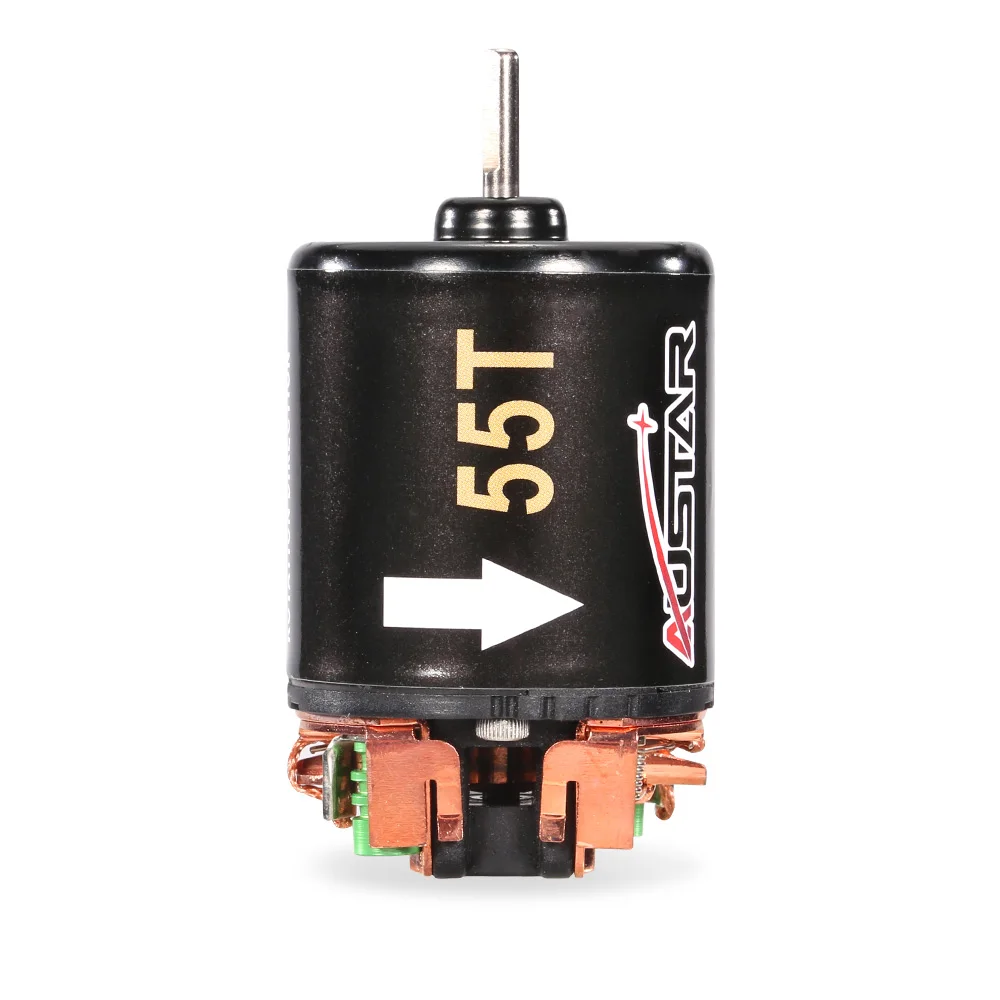 1 шт. AUSTAR 540 27T 35T 45T 55T щеточный двигатель для 1/10 Axial SCX10 RC4WD D90 гусеничный восхождение