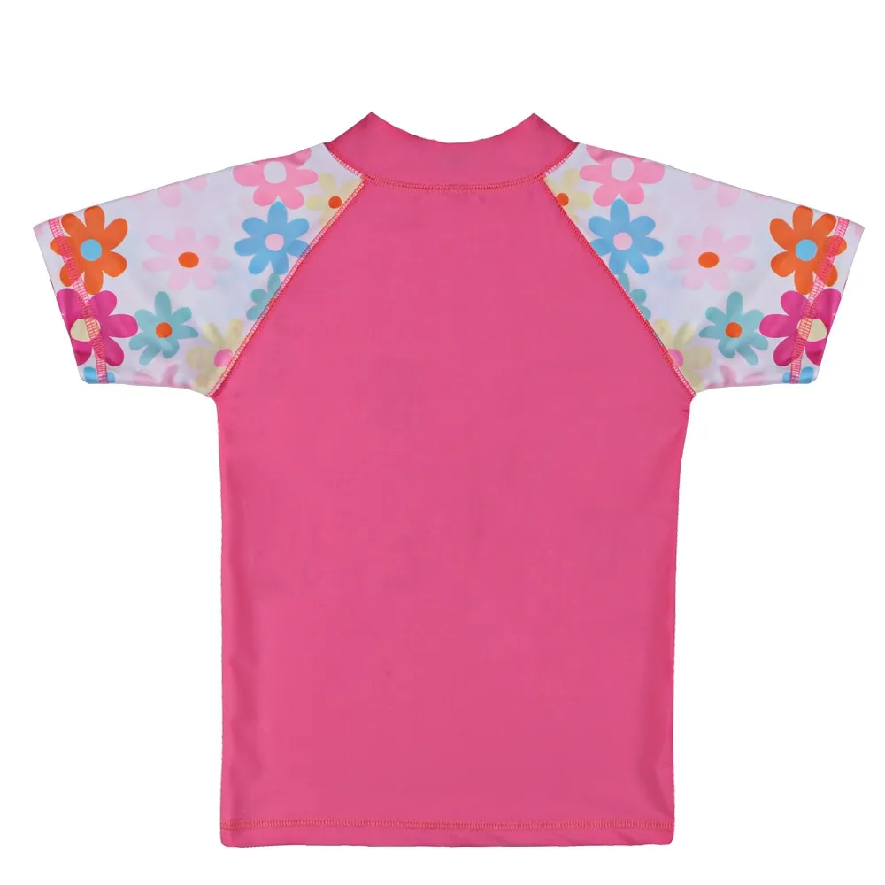 BAOHULU/купальный костюм из 2 предметов для маленьких девочек; детский купальный костюм с цветочным принтом; детский купальный костюм для девочек; пляжные купальные костюмы