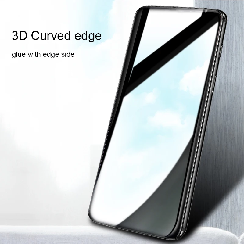 Изогнутое 3D стекло CHYI для OnePlus 7 Pro полноэкранная защитная пленка олеофобное
