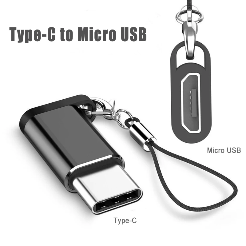 Адаптер типа C штекер для mi cro USB Женский конвертер huawei P20 30 Xiaomi 9 Красный Note 7 Разъем