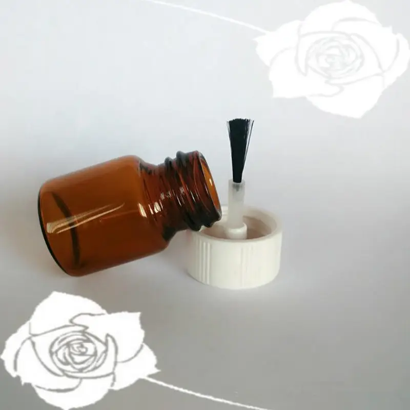 5 мл пустая бутылочка для лака ногтей и маленькая щетка маленькие пустые