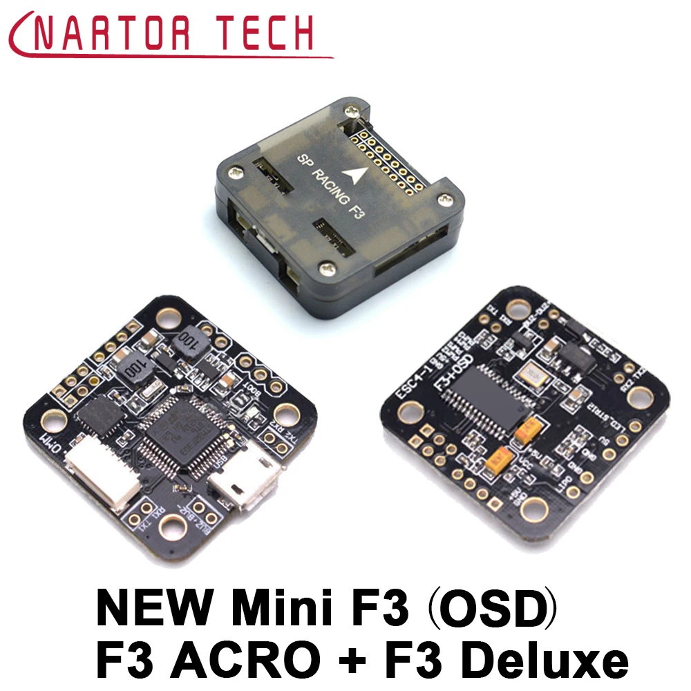 Nartor F3 Полетный контроль SP Pro Racing Deluxe Версия Новый мини + OSD для Mini 250 210 Квадрокоптер