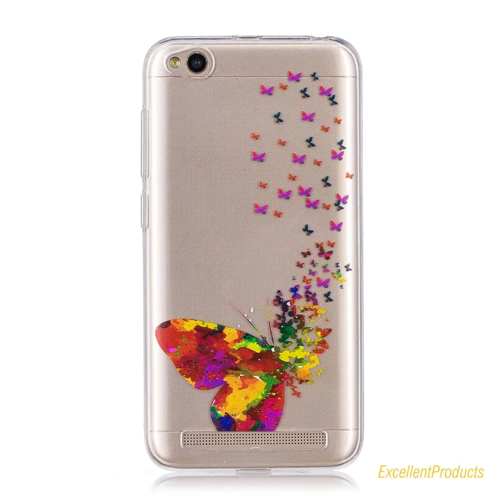 Для Coque Xiaomi Redmi 5A мягкий чехол из ТПУ Kawaii с принтом силиконовый для телефона caso