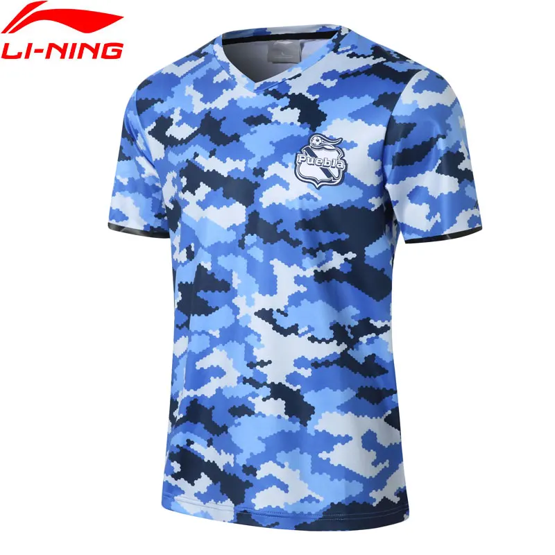 Li Ning Для мужчин Пуэбла Клубные футбольные футболки для тренировок с камуфляжным