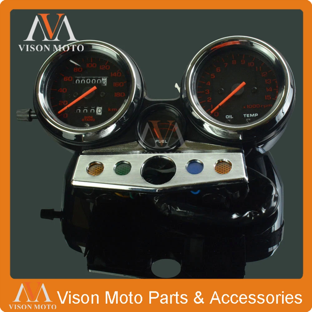 Красный Тахометр для мотоцикла HONDA CB400 CB 400 1995 1996 1997 спидометр часы прибор