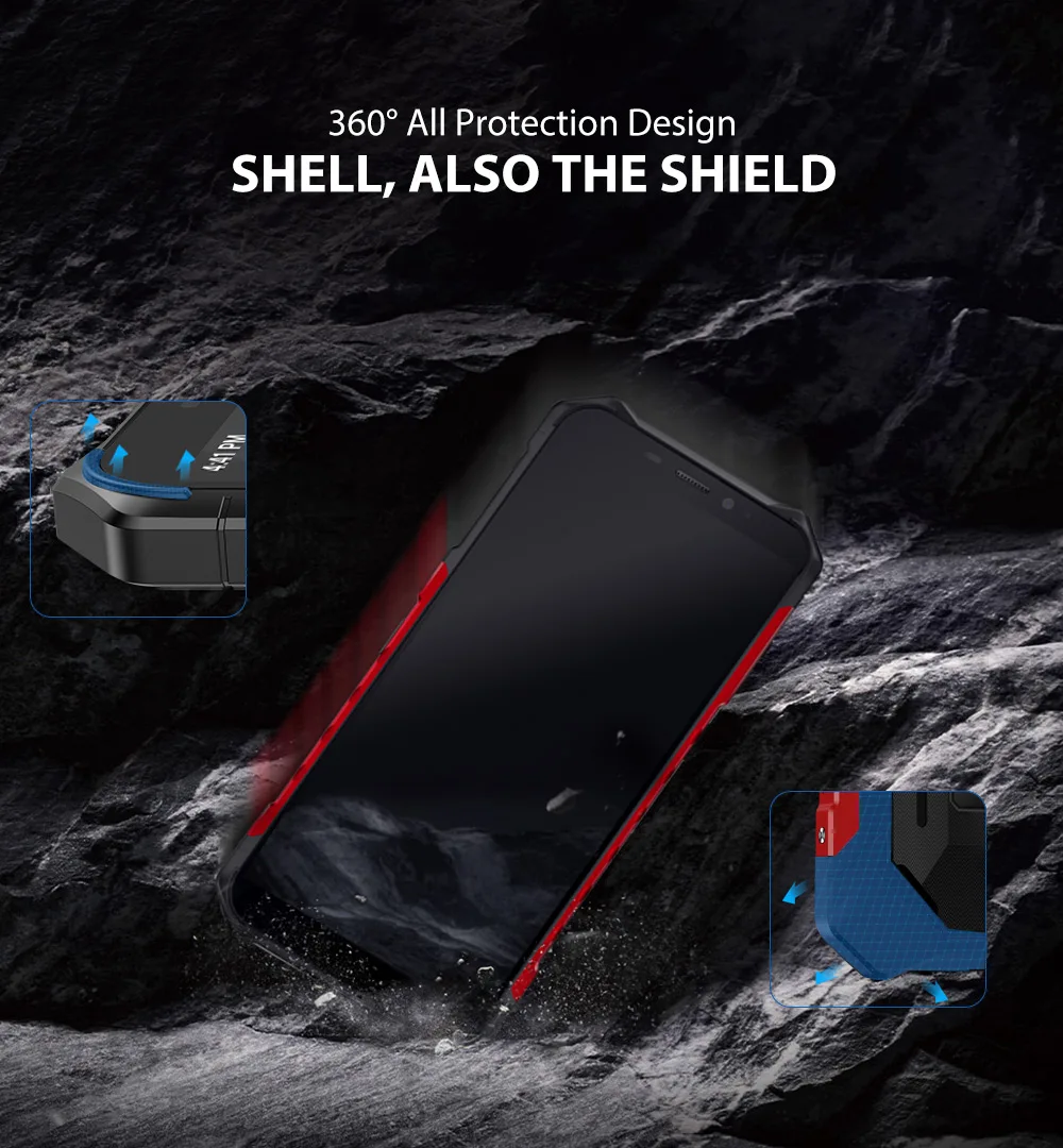 Ulefone Armor X3 ip68 прочный смартфон Android 9,0 противоударный телефон Superbattery сотовый телефон 2+ 32G разблокированный мобильный телефон