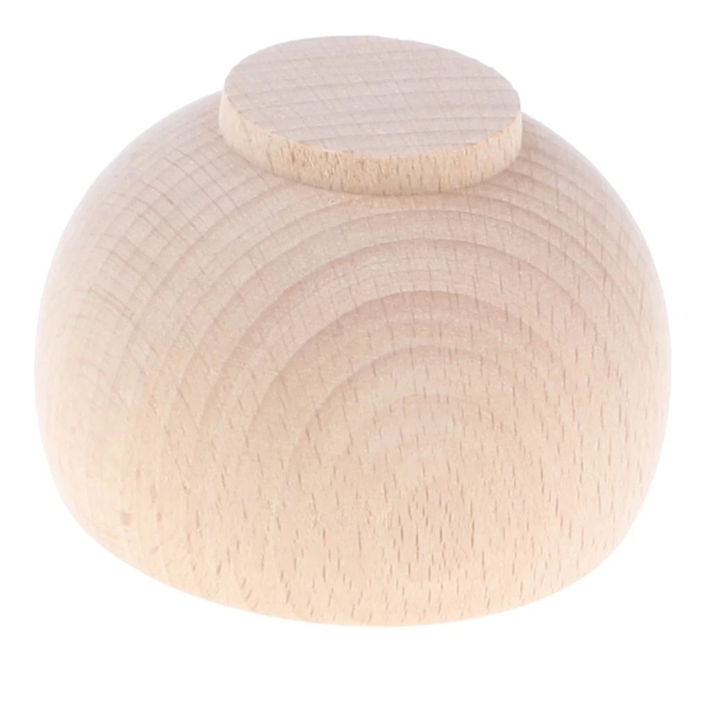 Деревянная однотонная буковая чашка мини чаша для чая кофе набор детские игрушки