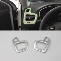 car accessories interior decoration abs front side air vent outlet cover for jeep compass 2017 car styling