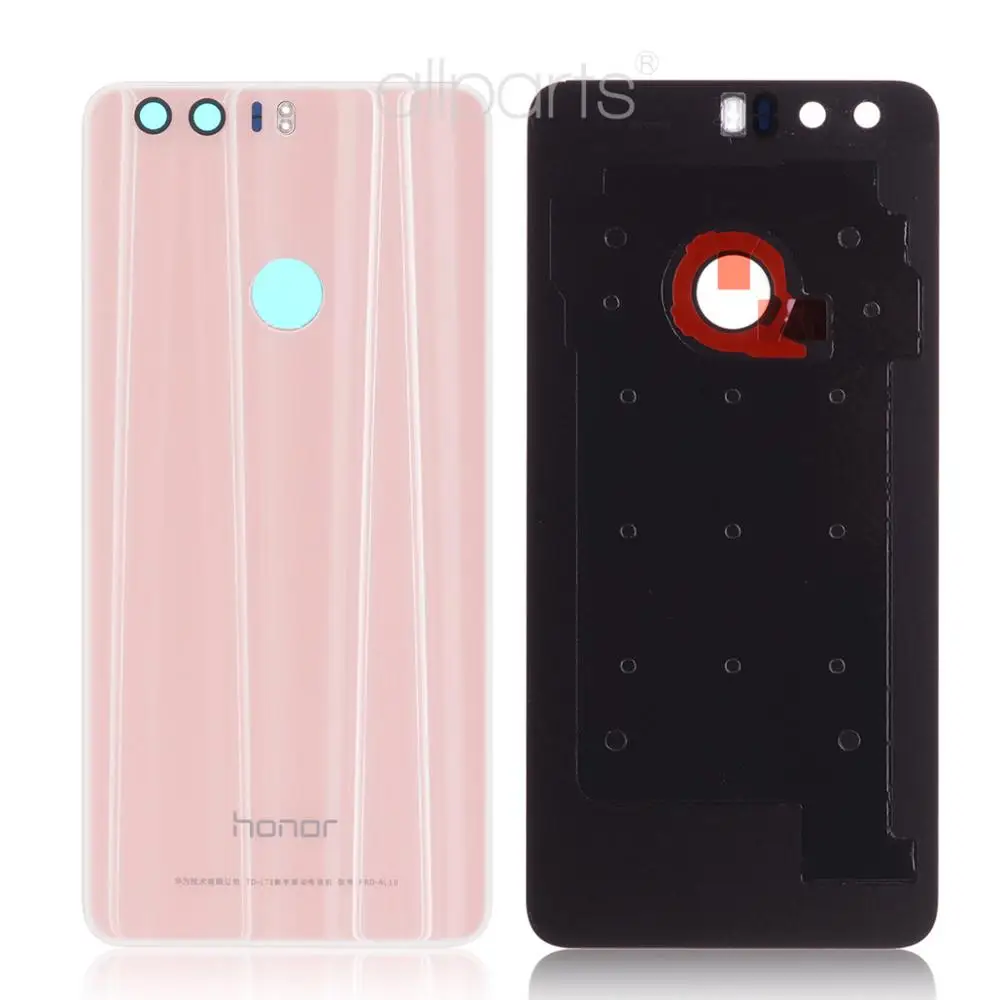 Оригинальная задняя панель корпуса класса для huawei Honor 8 задняя крышка батарейного отсека с объективом вспышки запасные части - Цвет: Pink