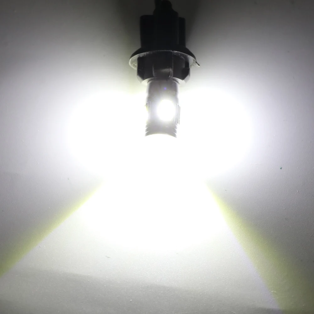 100 шт. BA9S T4W BAX9S H6W BAY9S H21W 5630 6SMD ксеноновая белая Автомобильная боковая клиновидная
