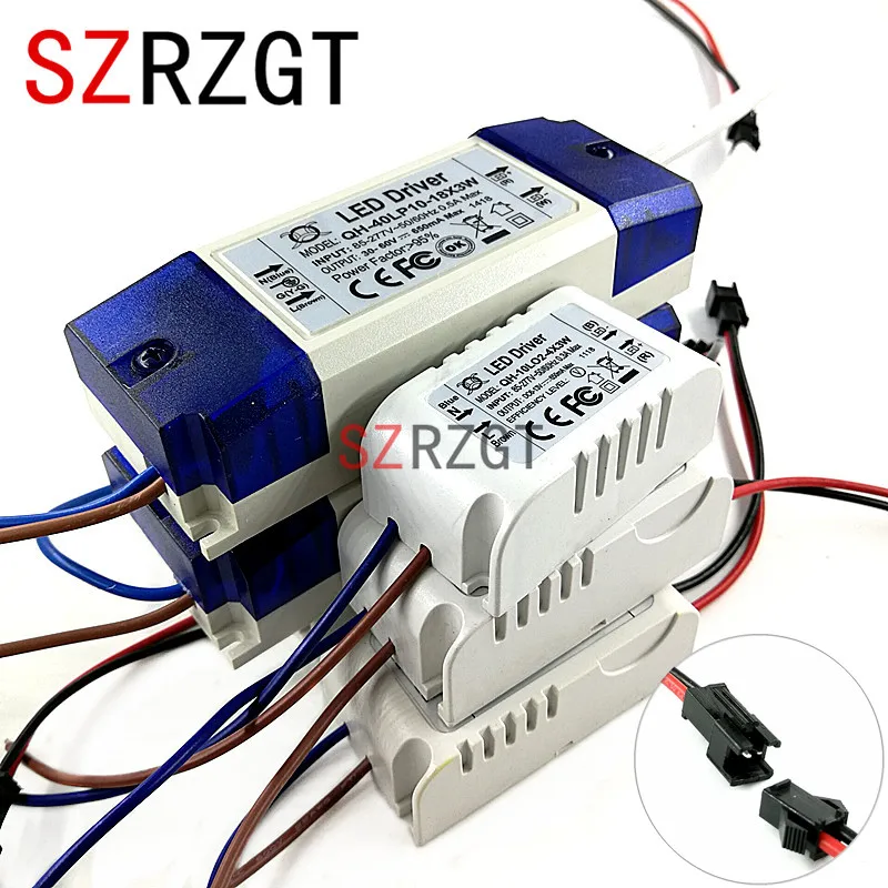 AC 85 265V 1 2x3w 2 4x3w 6 10x3w 10 18x3w 18 30x3w 600mA 650mA светодиодный драйвер Конвертор трансформатор