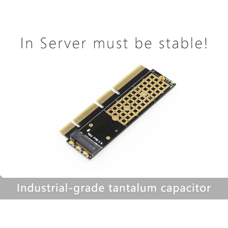 

MX16-1U NVME NGFF Adapter Expansion Card Module M.2 to PCI-E 3.0 X4 X8 X16 For Mac os / Windows8 / 10 / Linux