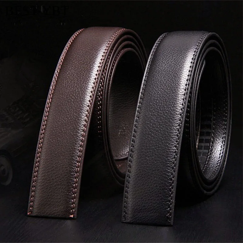 

Best YBT Men PU Girdle Wide Men fashion Belt Alloy Automatic buckle Casual High Quality Men Belt