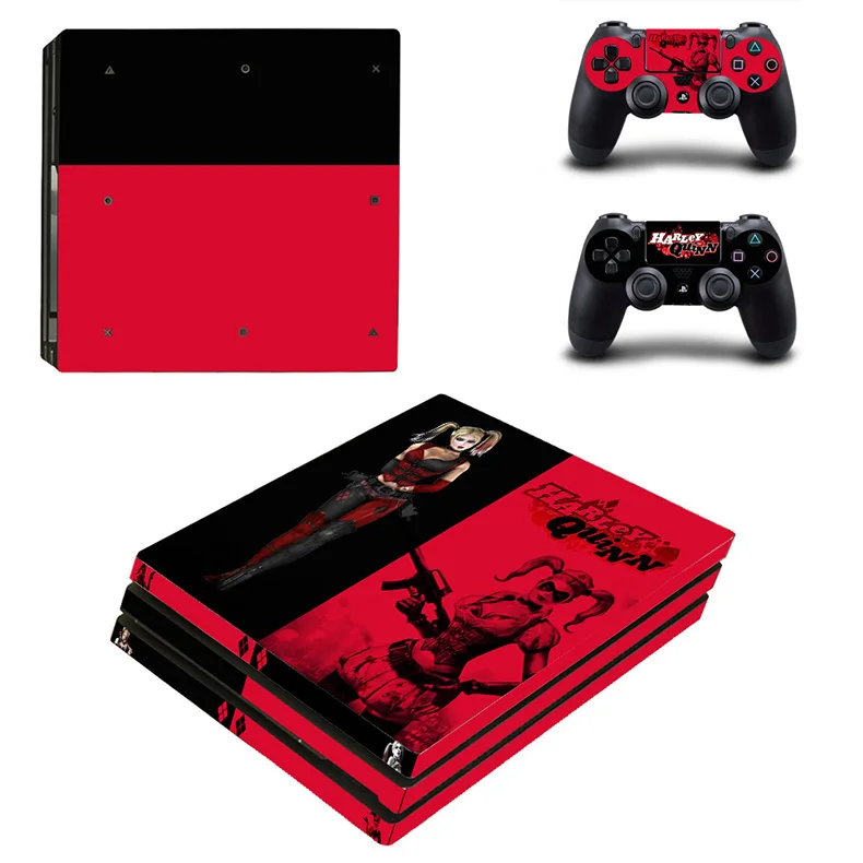 Harley Quinn PS4 Pro наклейка для кожи Play station 4 Pro наклейки с изображением бетмена для sony Playstation 4 Pro консоли и контроллеров