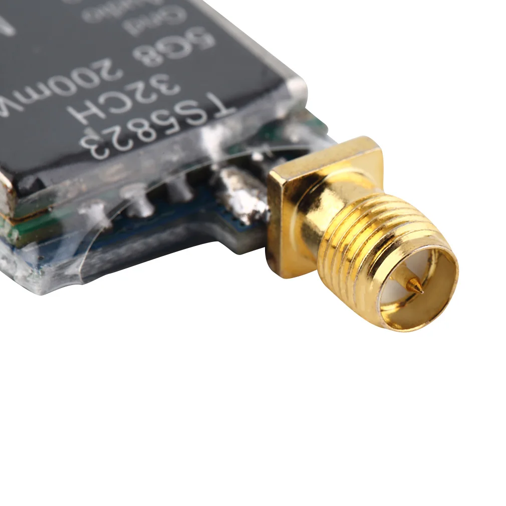TS5823 Mini FPV Tx только 7 3g 5 8 ГГц 48Ch 200 мВт AV модуль передатчика (TX) TS5823/ RP SMA|fpv tx|transmitter
