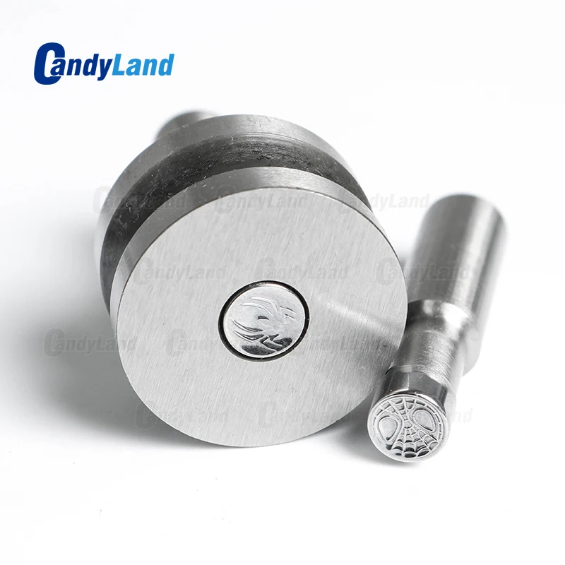 

CandyLand SpiderM Milk Tablet Die 3D Pill Press Mold Candy Punching Die Custom Logo Calcium Tablet Punch Die For TDP5 Machine