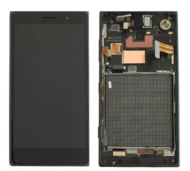 Протестировано для NOKIA LUMIA 830 ЖК сенсорный экран дигитайзер Запасные части Замена с рамкой