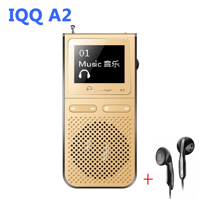 Hi Fi плеер MP 3 со встроенным динамиком может играть 100 часов динамик IQQ A2 londspeaker mp с