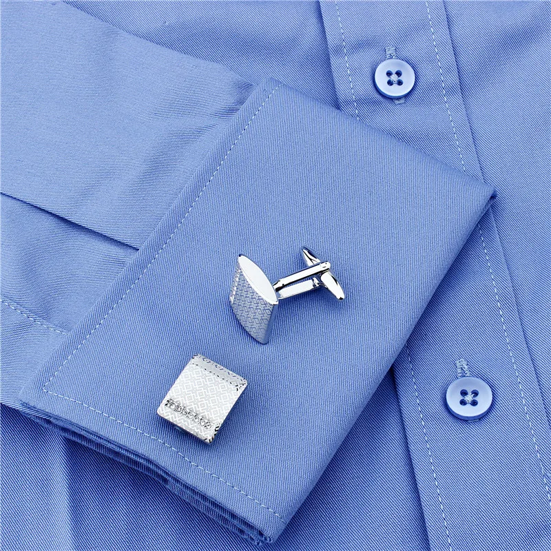 Мужские Запонки с кристаллами HAWSON модные запонки квадратным перекрестным узором