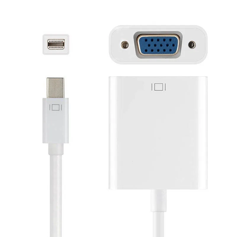 Thunderbolt Display Port dp Mini DP To VGA адаптер конвертер кабель для Apple MacBook Air Pro iMac ThinkPad X1 LSMK99| |
