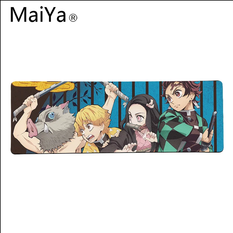 Maiya высокое качество Demon Slayer Kimetsu no Yaiba DIY дизайн игровой с узором коврик для мыши большой коврик для мыши клавиатуры коврик