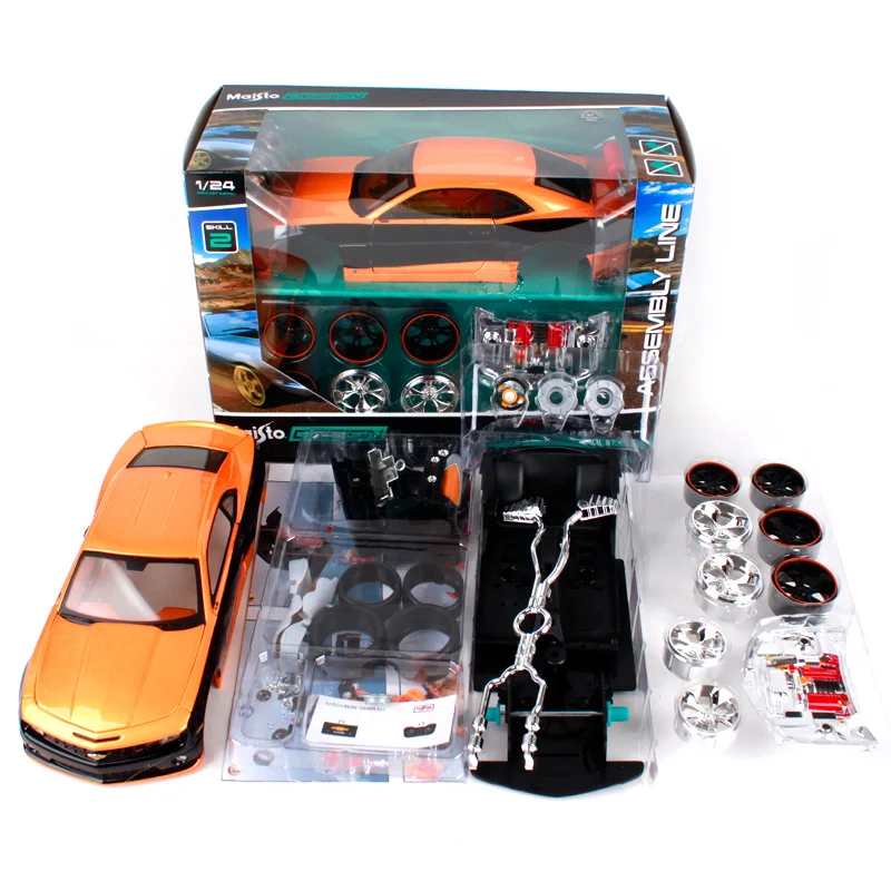 Сборная модель автомобиля Maisto 1:24 2010 CHEVROLET CAMARO SS RS литой автомобиль сделай сам