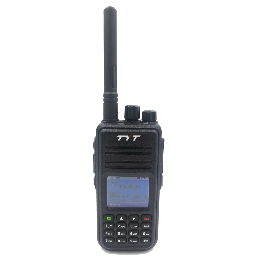 DMR радио TYT MD380 двухканальные рации 1000 каналы сканер uhf двухстороннее + кабель для