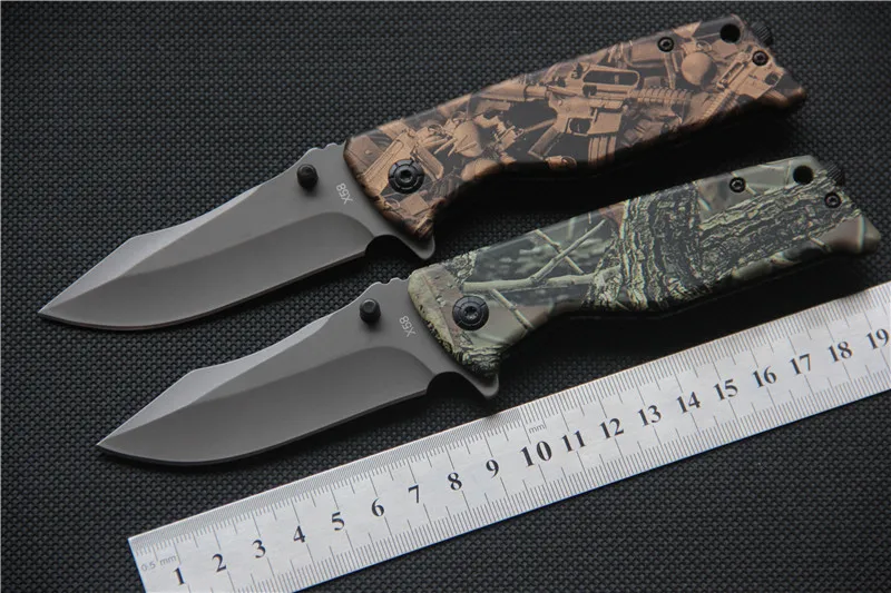 Бесплатная доставка оригинальный складной нож лезвие 5CR13MOV 57HRC походный