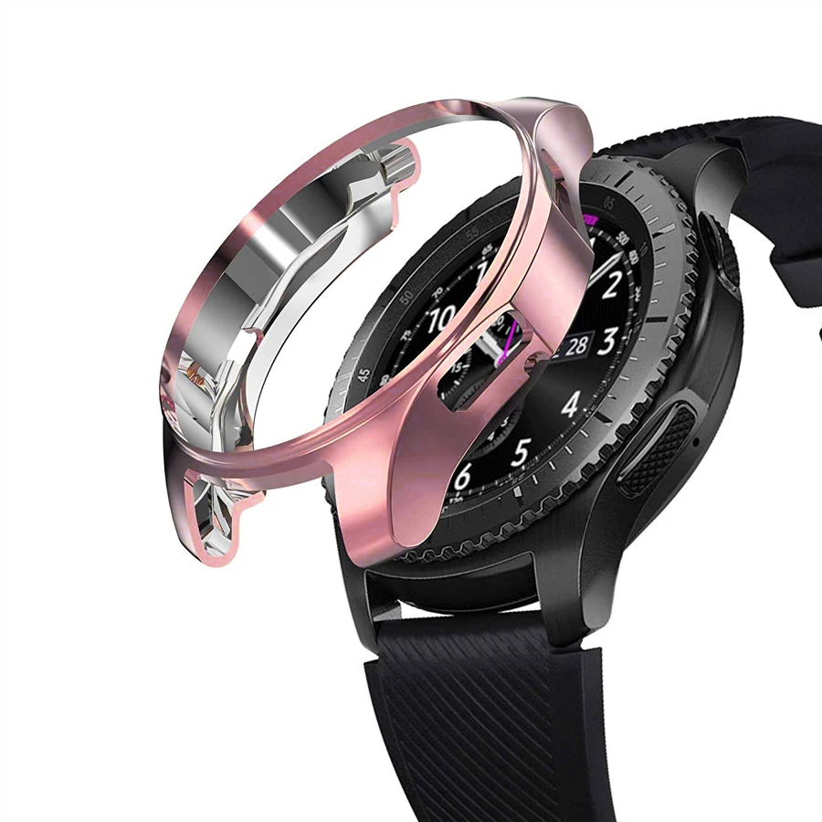 Защитный чехол для Samsung Galaxy Watch 42 мм/46 мм мягкий из ТПУ с покрытием часов защитная