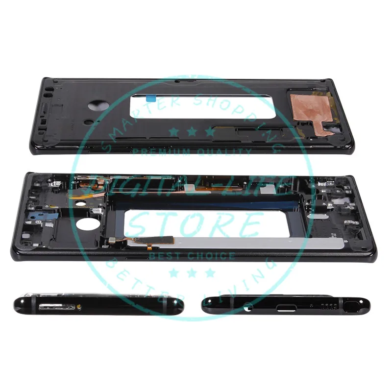 Лицевая панель для Samsung Galaxy Note 8 передняя ЖК дисплей с поддержкой корпуса запасные