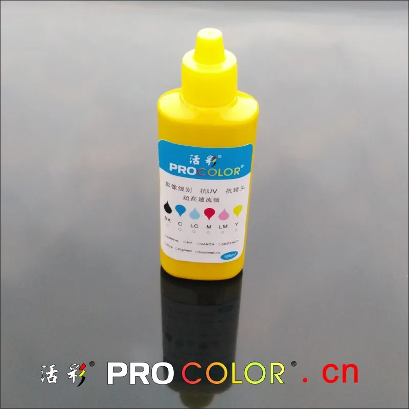 Набор чернил PROCOLOR для заправки пигментные чернила EPSON CISS EcoTank ET 2550 L655 ET2550 ET4500 4500 L 655