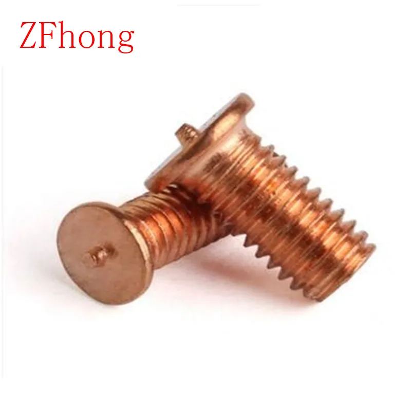 100 шт. медные сварочные винты из углеродистой стали M3 M4 M5 M6 ISO13918 DIN32501|screw set|welding studm3