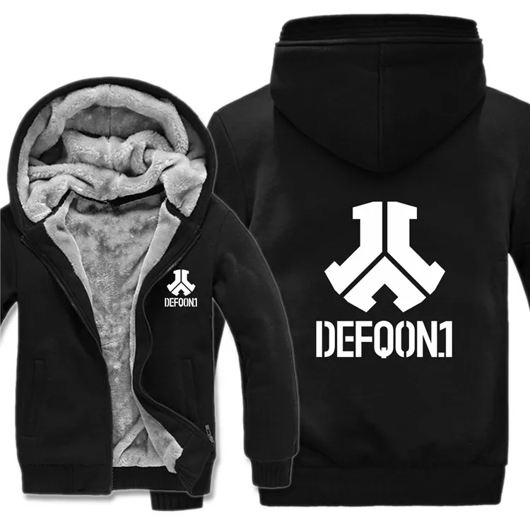 Большие размеры 5XL мужские толстовки новые Defqon 1 толстовки куртки зимние мужские повседневные толстые флисовые популярные хип хоп толстовки - Цвет: 1