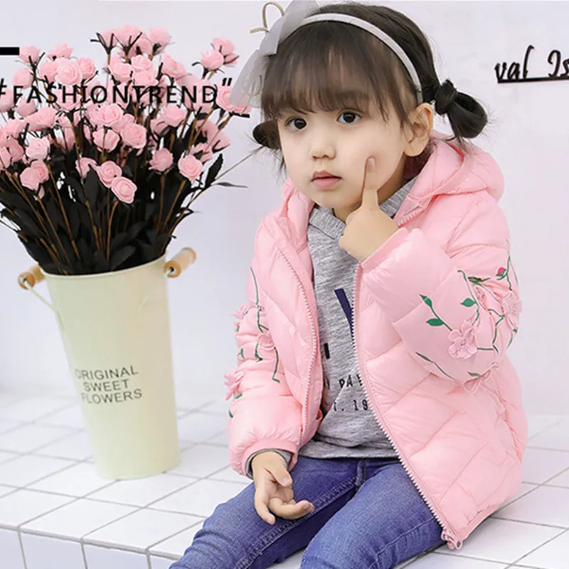 Коллекция 2018 года новое осенне-зимнее хлопковое пуховое Детское пальто для