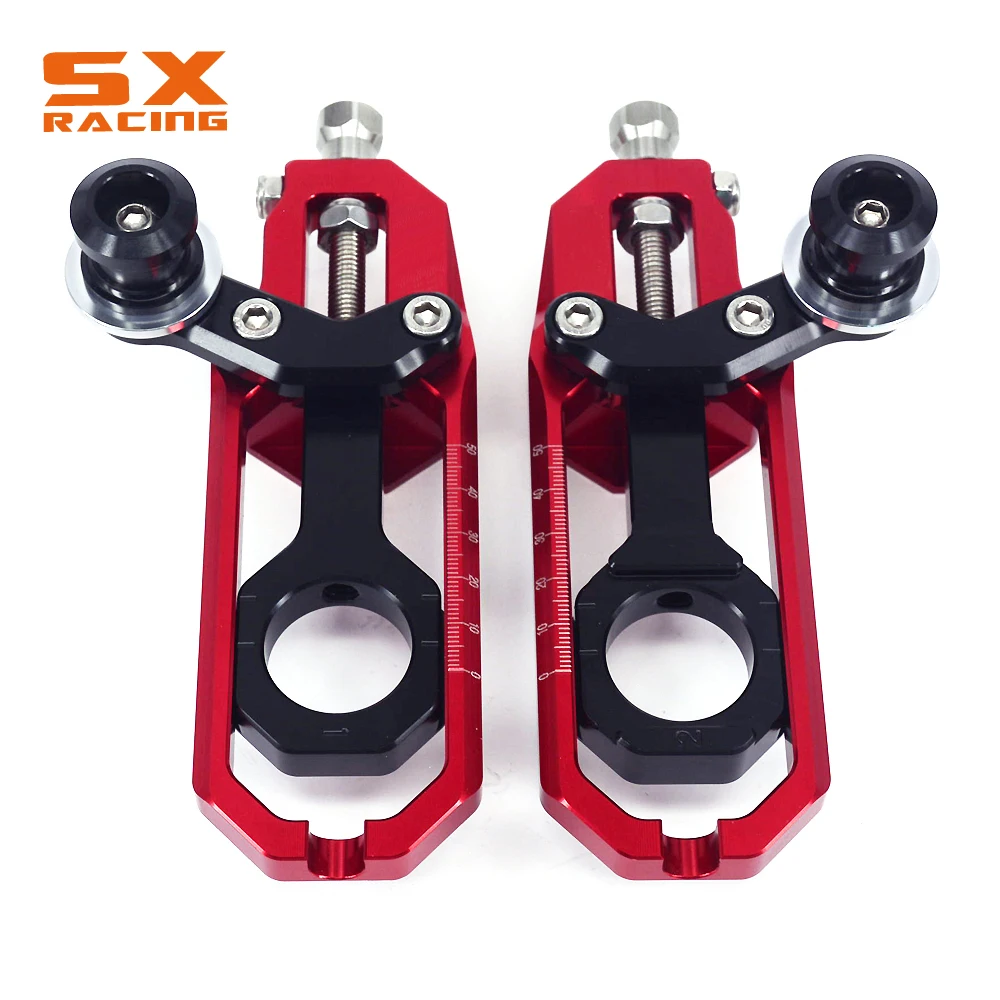 

Motorcycle Aluminum Chain Adjuster Regulator Tensioners Catena with Spools For YAMAHA YZF-R1 YZFR1 YZF R1 2007-2010