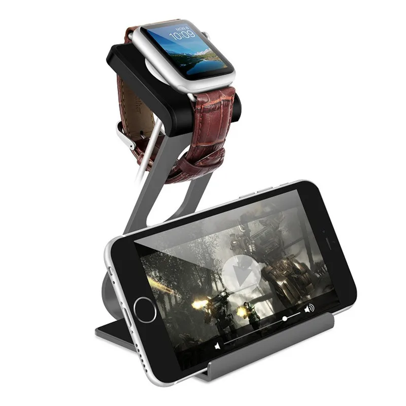 Алюминиевый держатель для беспроводной зарядной док-станции совместимый с iPhone